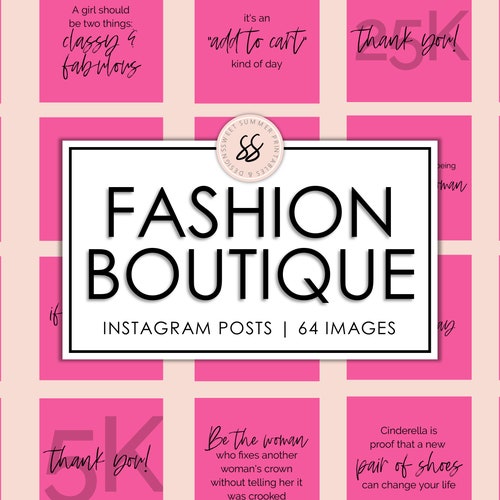 25 Fashion Boutique Instagram Posts Boutique Social Media Etsy
