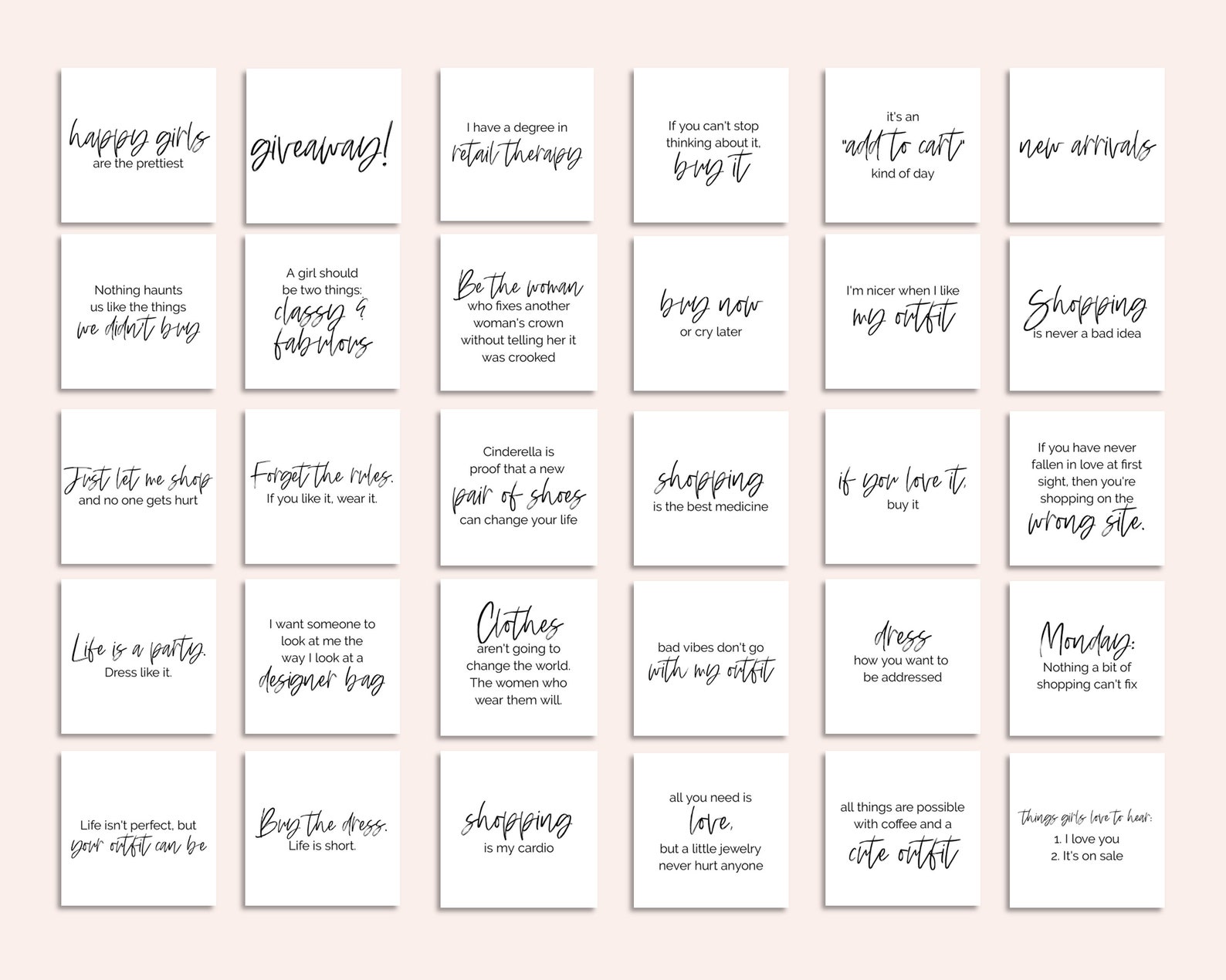 Online Shop Bundle Online Shop Printable Planner Fashion - Etsy