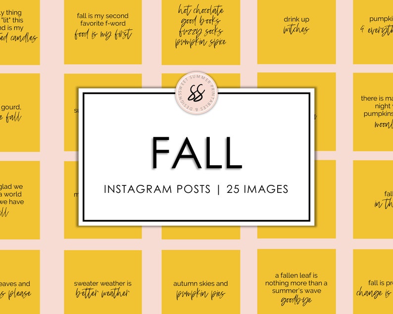 25 Fall Quotes Golden Instagram Posts Black and White Instagram Quotes Instagram Quotes Fall Autumn Quotes Social Media Posts