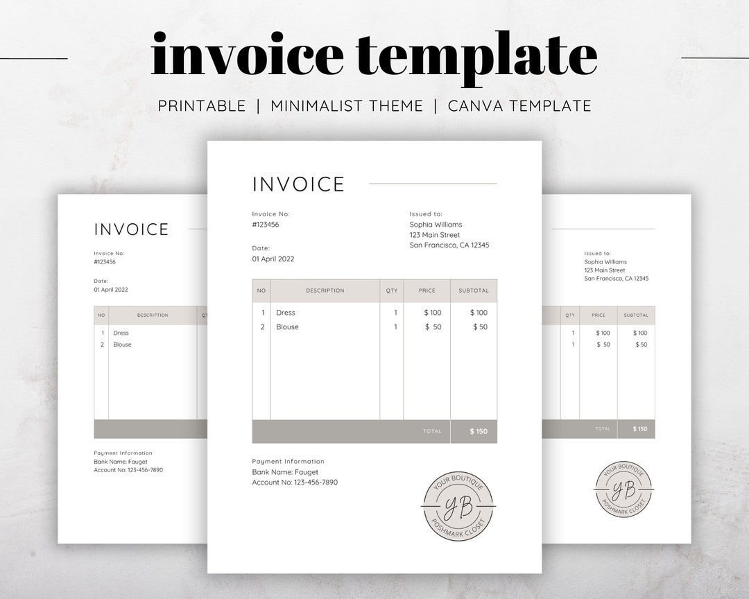 Order Form Printable, Order Form Template, Custom Order Form, Invoice ...
