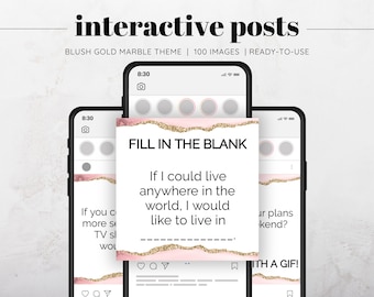 100 Blush Gold Marble Facebook Games Interactive Posts, Social Games, Social Media, Instagram Posts, Facebook Posts, Facebook Engagement