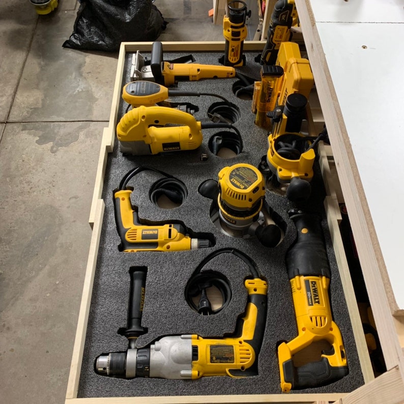 pdf mobile project center workbench plans dewalt kreg etsy