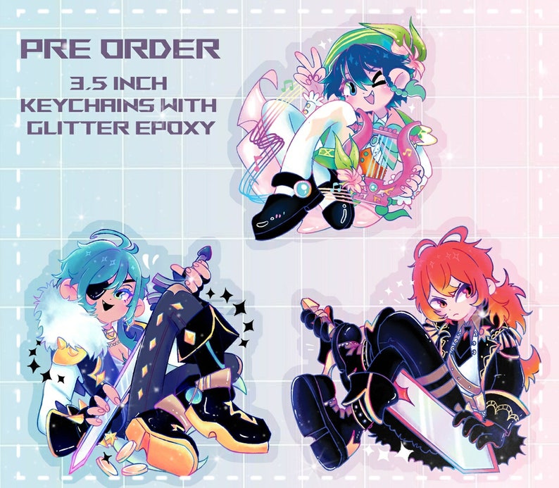 keychains read description genshin impact PRE ORDER