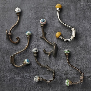 Sailors Hook Multi Bronze Wall Mount Coat Hook Wall Mount Vintage Wall Hooks  Decorative Hooks for Wall 