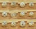 Set of Mother of Pearl Brass Cabinet Drawer Knobs, Brass Cabinet Knob and Pull, Gold Knobs product logo