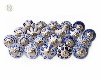 Multicolor Ceramic Cabinet Drawer Knobs and Pulls For Kitchen Door Furniture Knobs