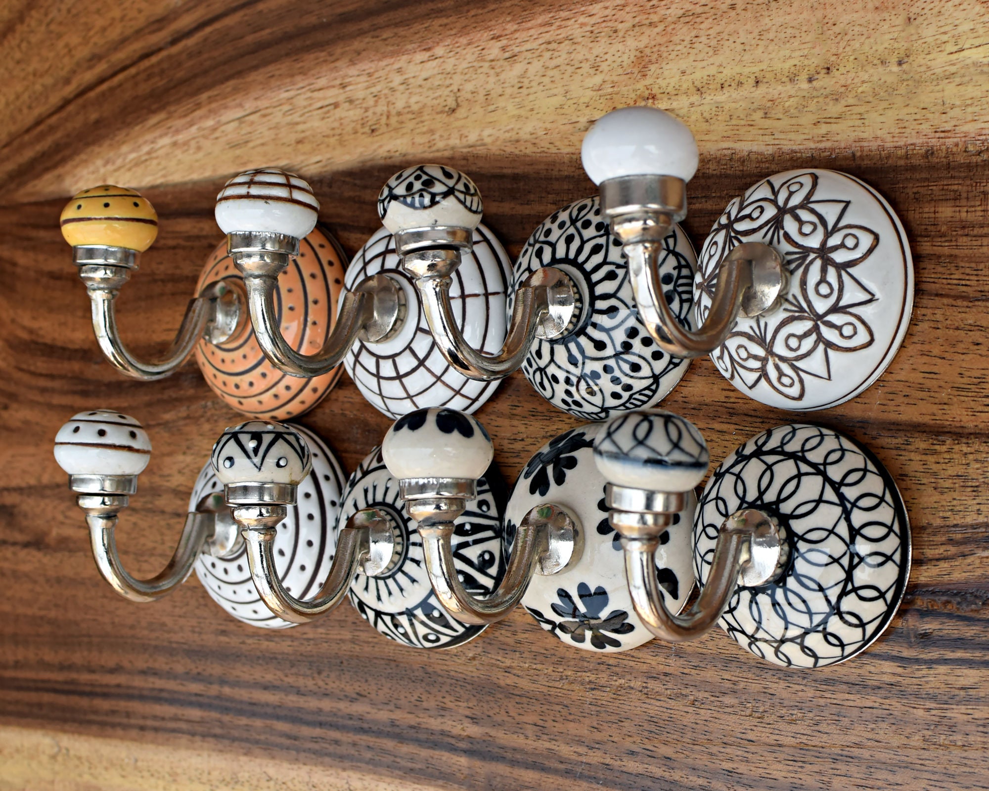 Set Of Handmade Ceramic Coat Hooks Floral Wall Hook Coat Etsy Set Of Handmade Ceramic Coat Hooks Floral Wall Hook Coat Etsy