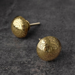 Decorative Brass Cabinet Drawer Knob and Pull Dresser Knob for Kitchen Cabinets