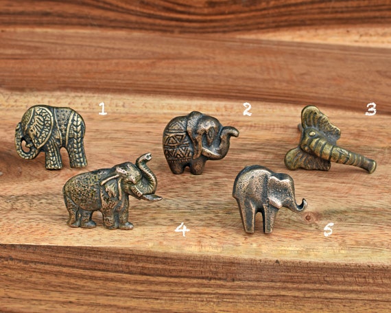 Elefant Metall Schrank Knauf Schublade Pull Antike Tier Dresser Schublade Knaufs Küchenschrank Knauf und ziehen