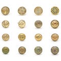 Etched Brass Cabinet Knobs Brass Drawer Knobs Round Vintage Cupboard Door Handles Knob and Pull product logo