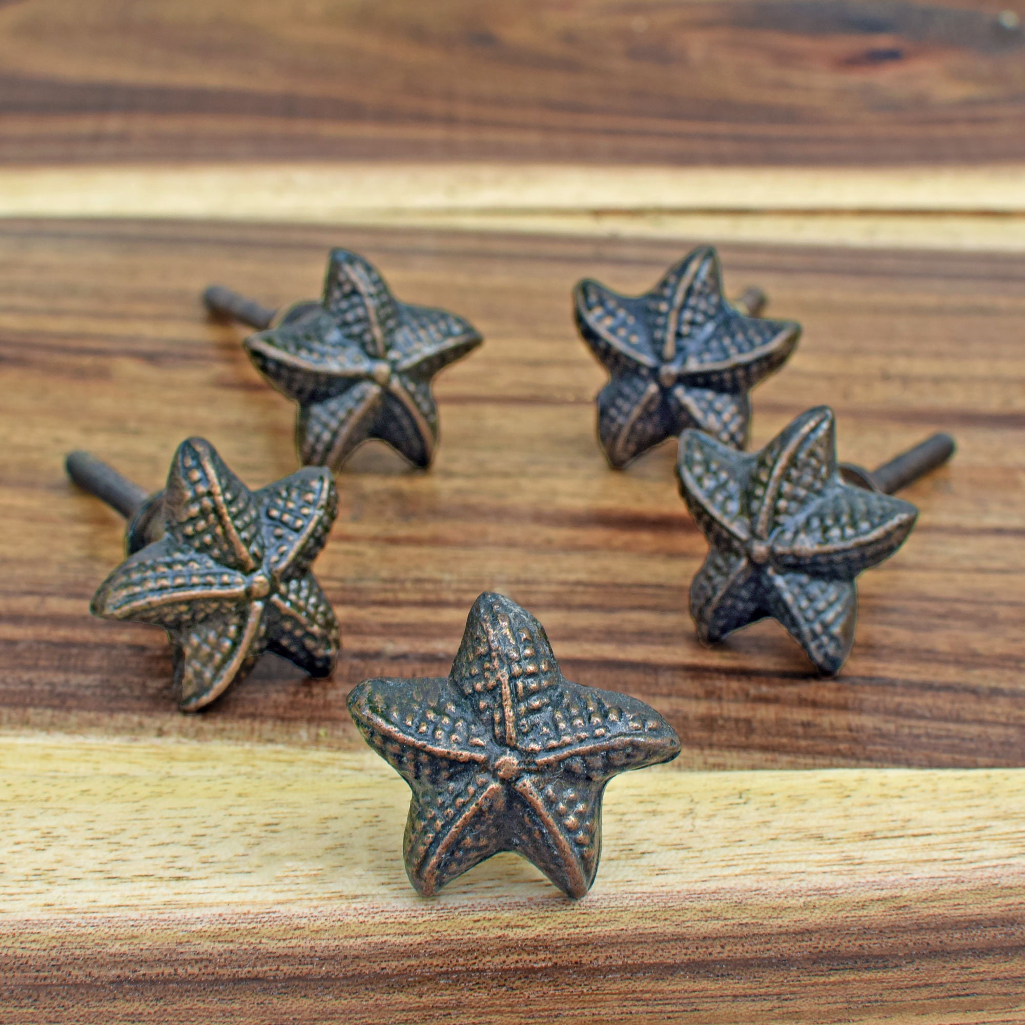 Starfish Knob and Pull Nautical Animal Dresser Drawer Etsy