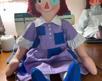 Custom 27” Ragatha cloth doll