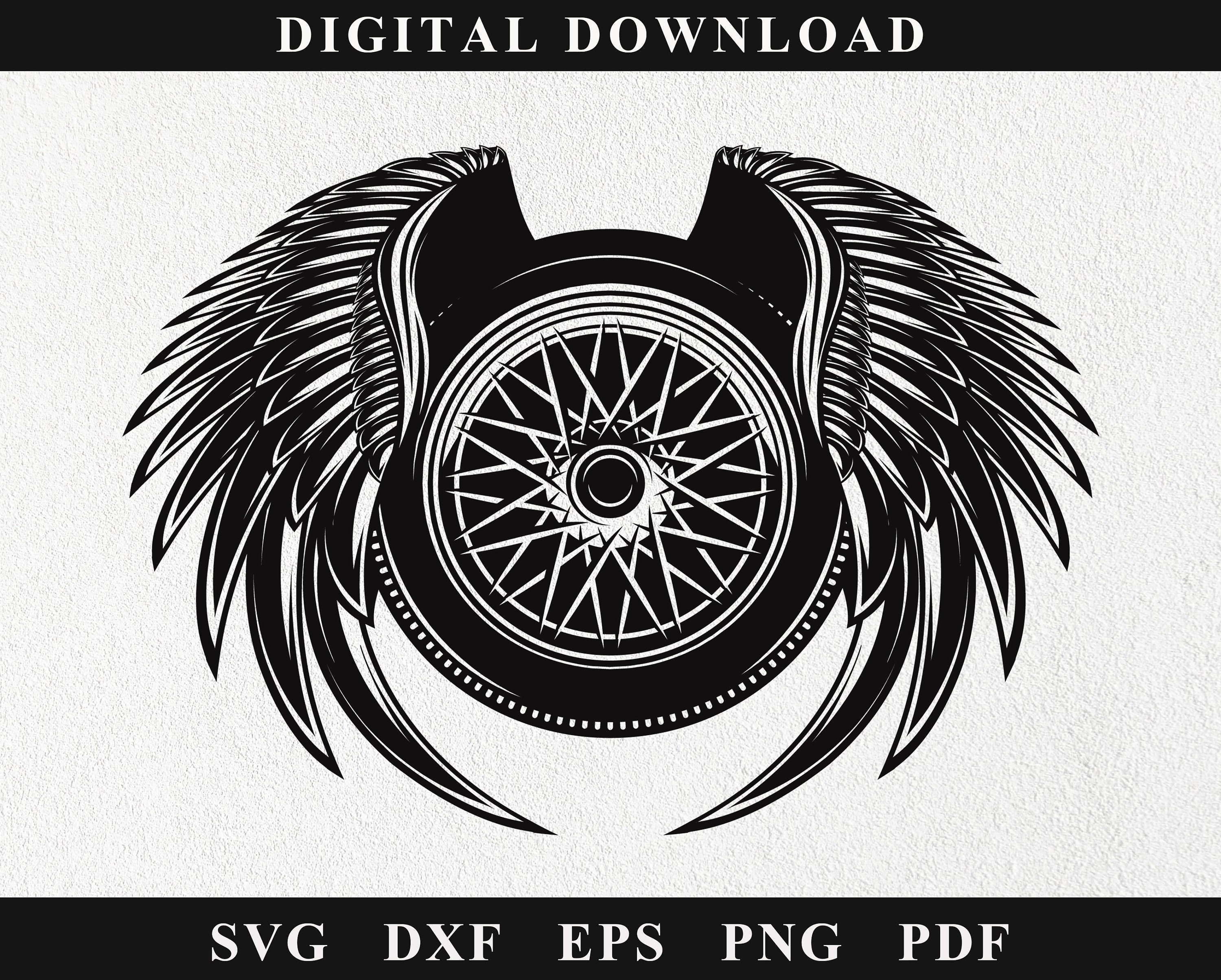 Tire SVG Tire Wings SVG Motorcycle Tire SVG Tire Clip Art Etsy Australia