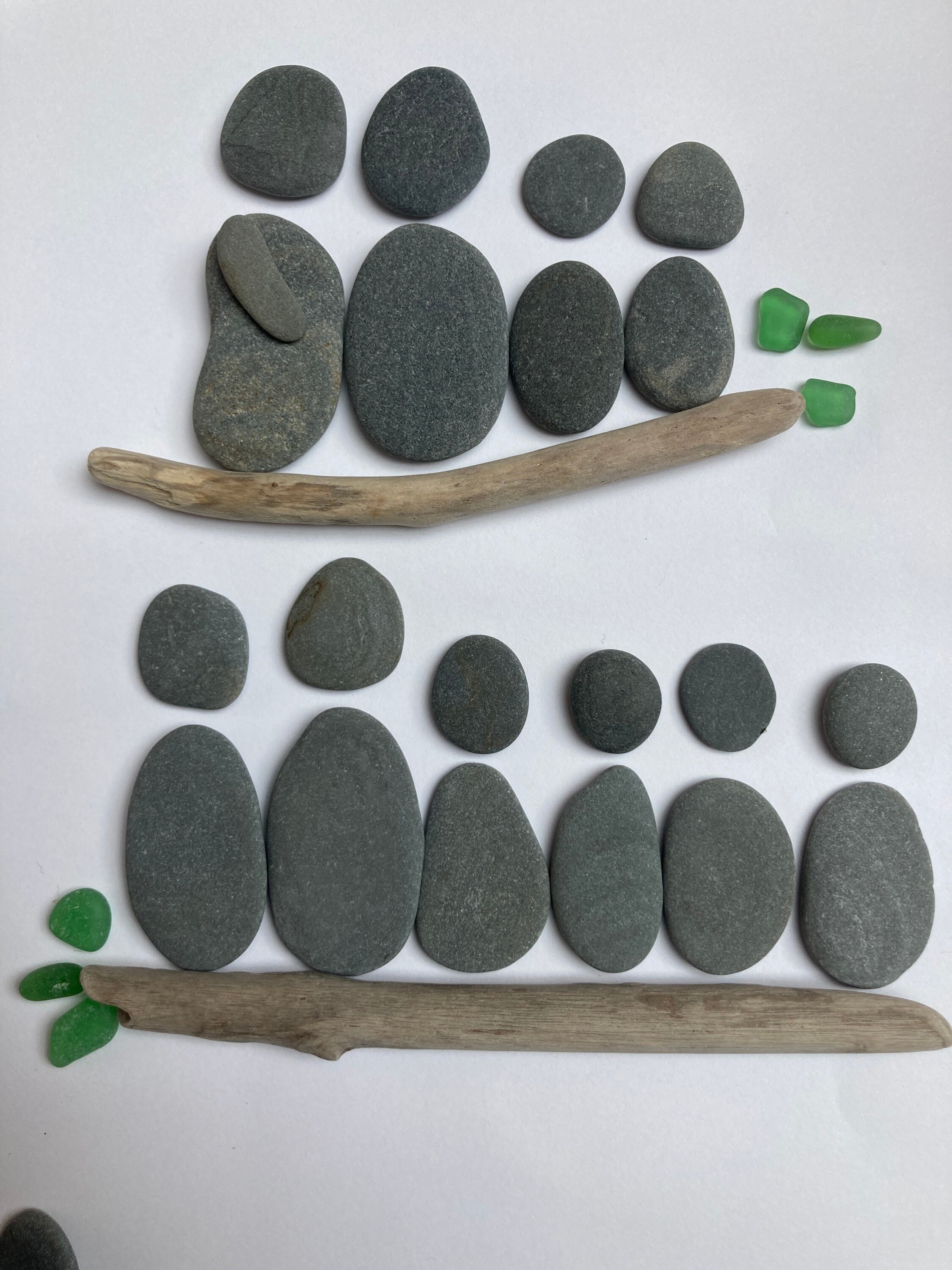 Pebbles for Pebble Art Driftwood and Sea Glass 3 Etsy UK