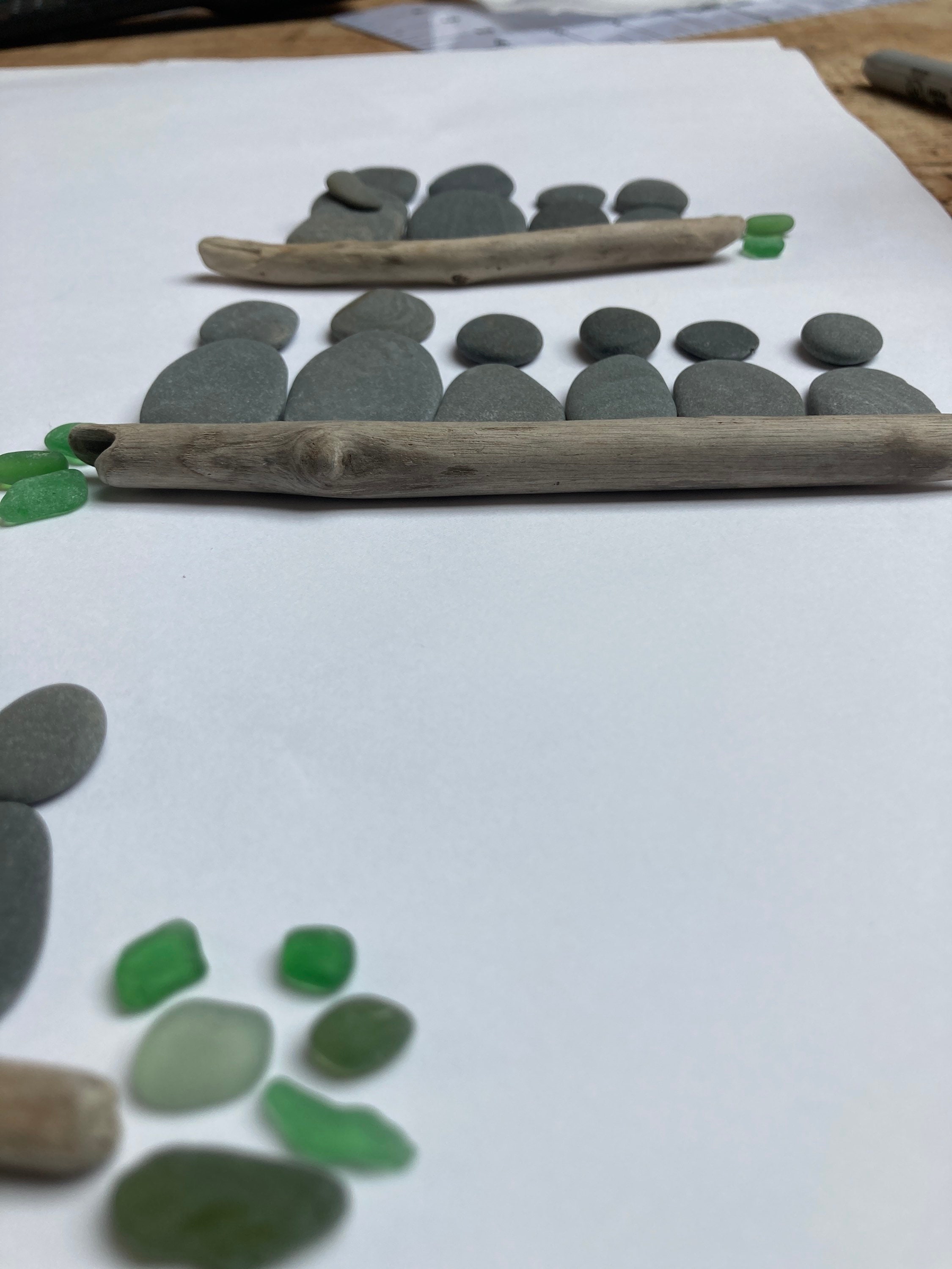 Pebbles for Pebble Art Driftwood and Sea Glass 3 Etsy UK