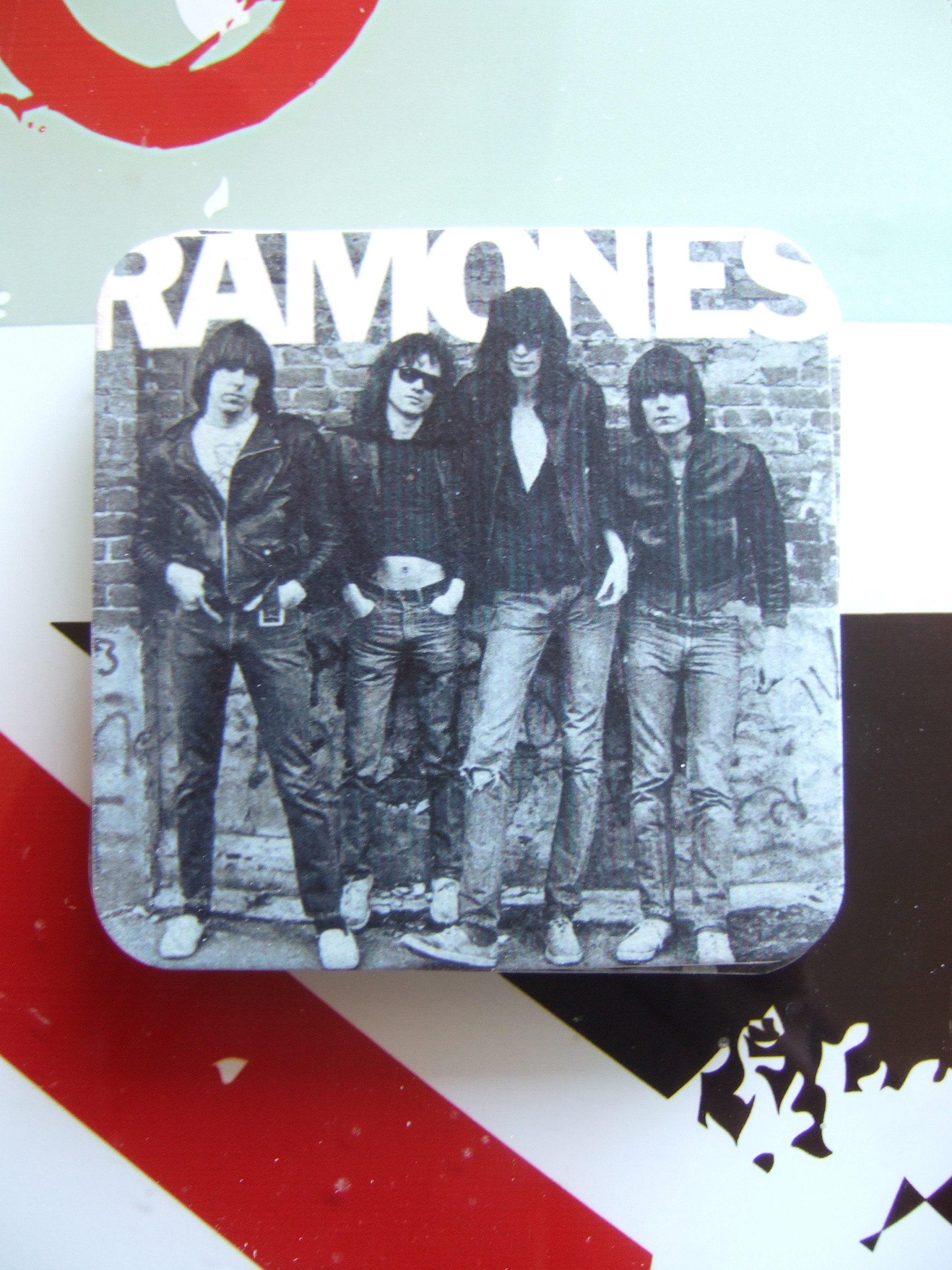 6 Dessous de Verre en Carton, Coaster Ramones 