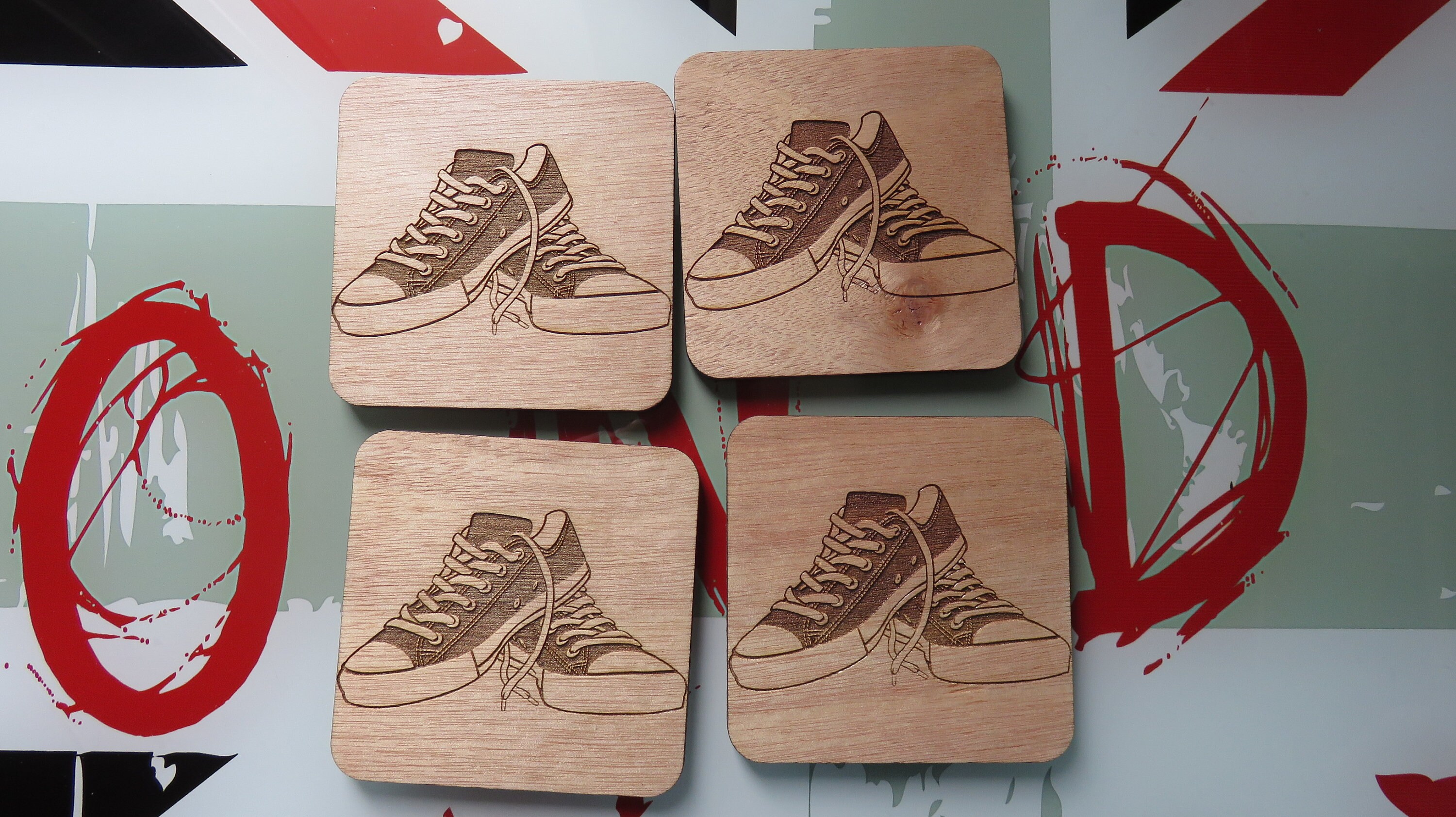 Dessous de Verre, Coaster Basket Bois 5mm