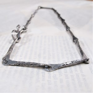Keltische Viking ketting zwarte zilveren ketting