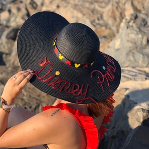Custom Beach Hat - Bridal Shower Gift  Bride to Be - Personalized Floppy Sun Hat - Bachelorette Trip Hat - ç- Bride Gift Ideas