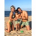 Family Matching Tropical Paradise Swimwear Swimsuit Bathing Suit Trunks, Family gift, SPF Swim 