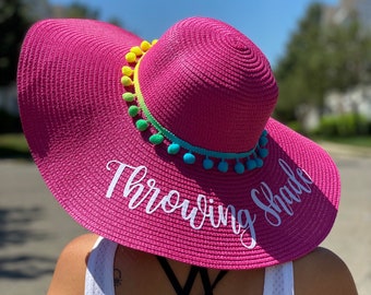 Hot Pink Floppy Hat - Etsy
