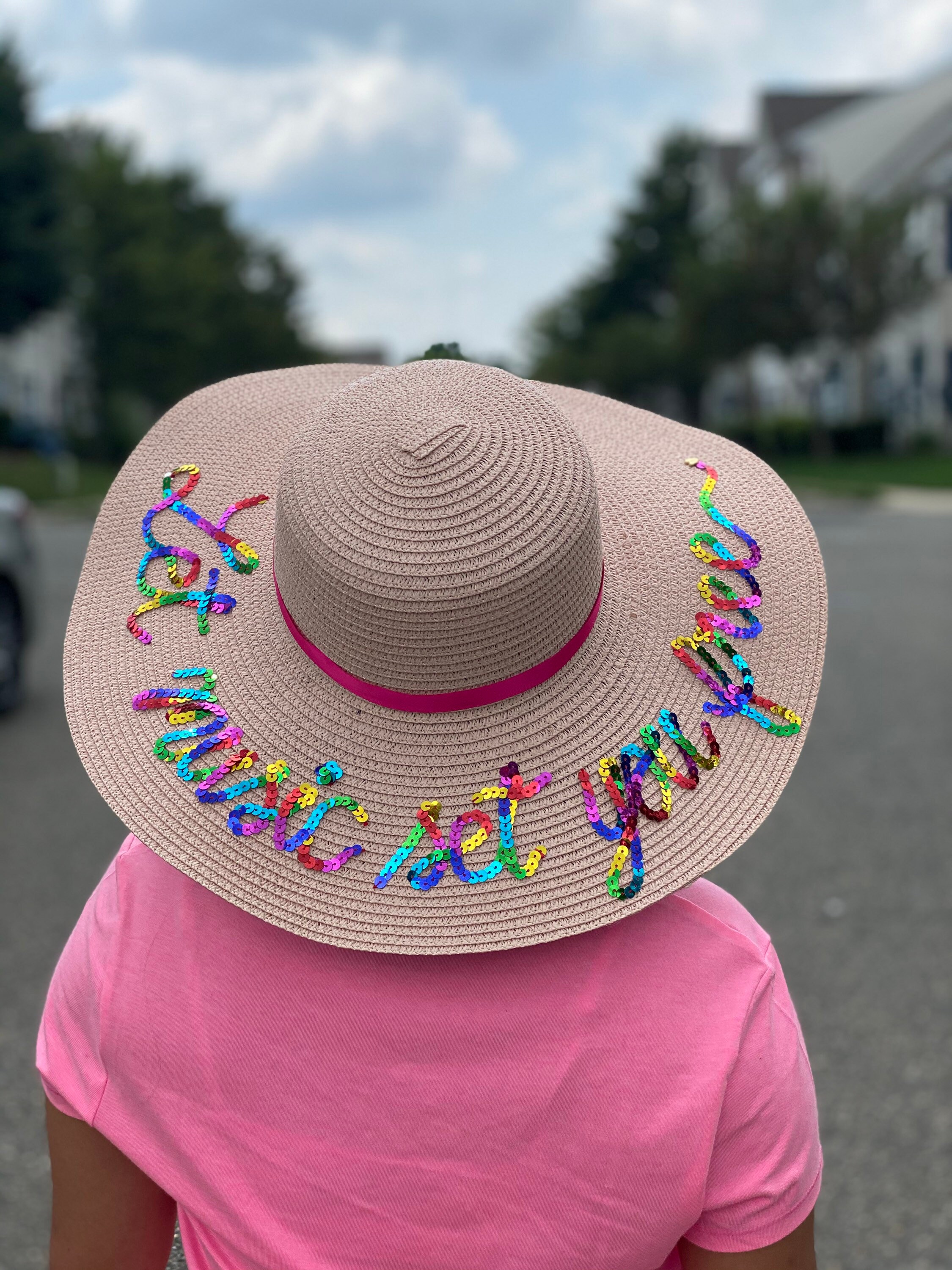 Blush cheap floppy hat