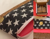 Komplett-Nähset Federmäppchen, DIY-sewing-kit for small bag, with cork details