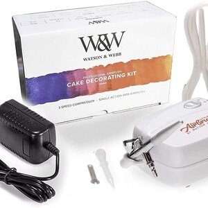 Professional Airbrush Cake Decorating Compressor and Airbrush
