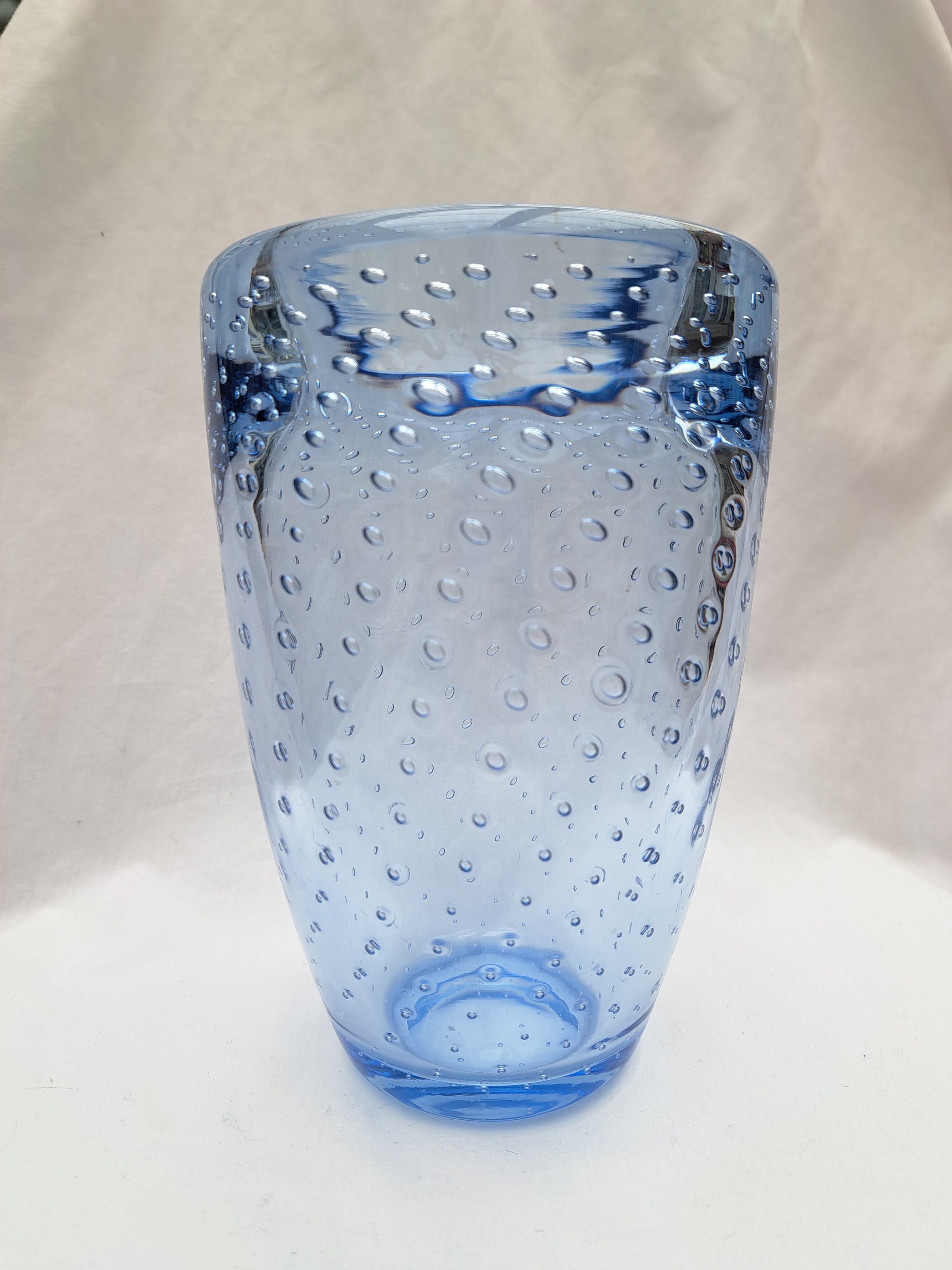 ビンテージWhite Friars GLASS(‘55年Willam Wils. Whitefriars Glass Vase Pattern 9390 William Wilson Designed 1954