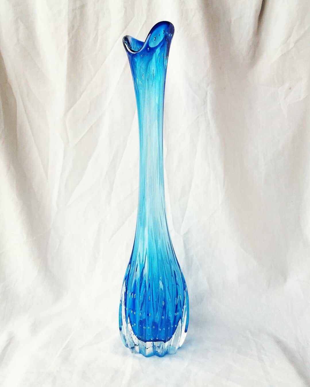 60's Vintage アートガラス Vase by BERANEK,JAN Vintage Baijan Essie Zareh Hand Blown Art Glass Vase/hand