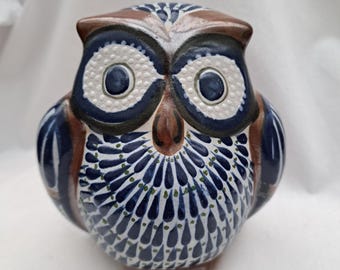 Ken Edwards El Palomar Owl | Vintage Tonalá Mexican Pottery