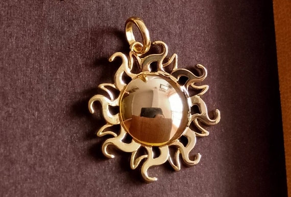 Mediterranean Sun Pendant, Celestial Sun Necklace, Spain Gift, You Are My Sunshine Gift, Spain Jewelry