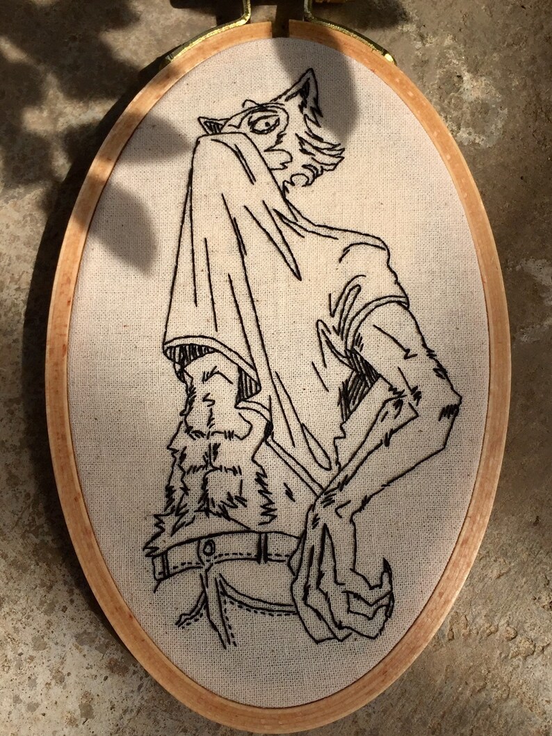 Beastars Embroidery Hoop Art Embroidery Art Collectibles Lifepharmafze Com