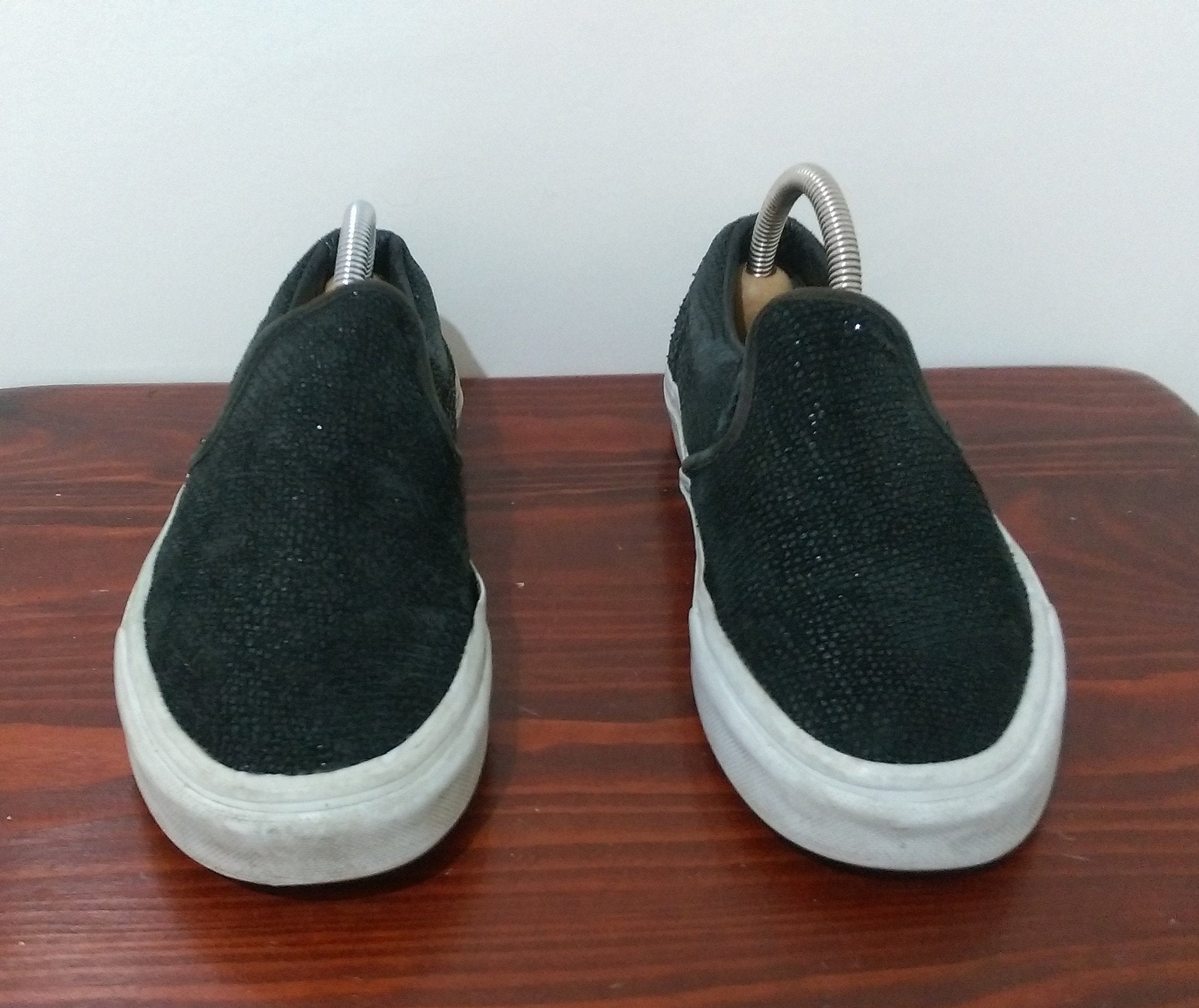 vans off the wall leather shoes