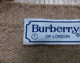 Vintage Burberry London Poluver/ Retro Burberry Men Sweater Size: 7 / L/ Vintage Clothing men