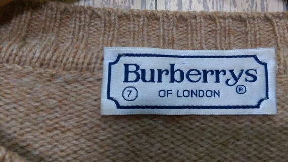 burberry vintage sweater