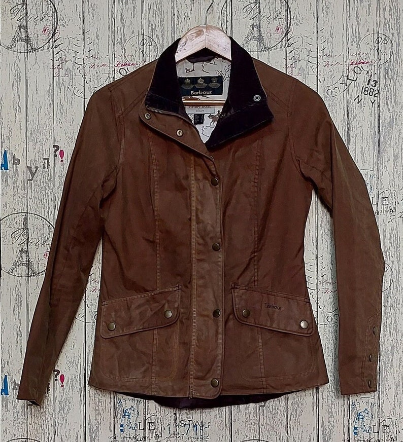 Vintage Waxed Barbour Jacket Women S 
