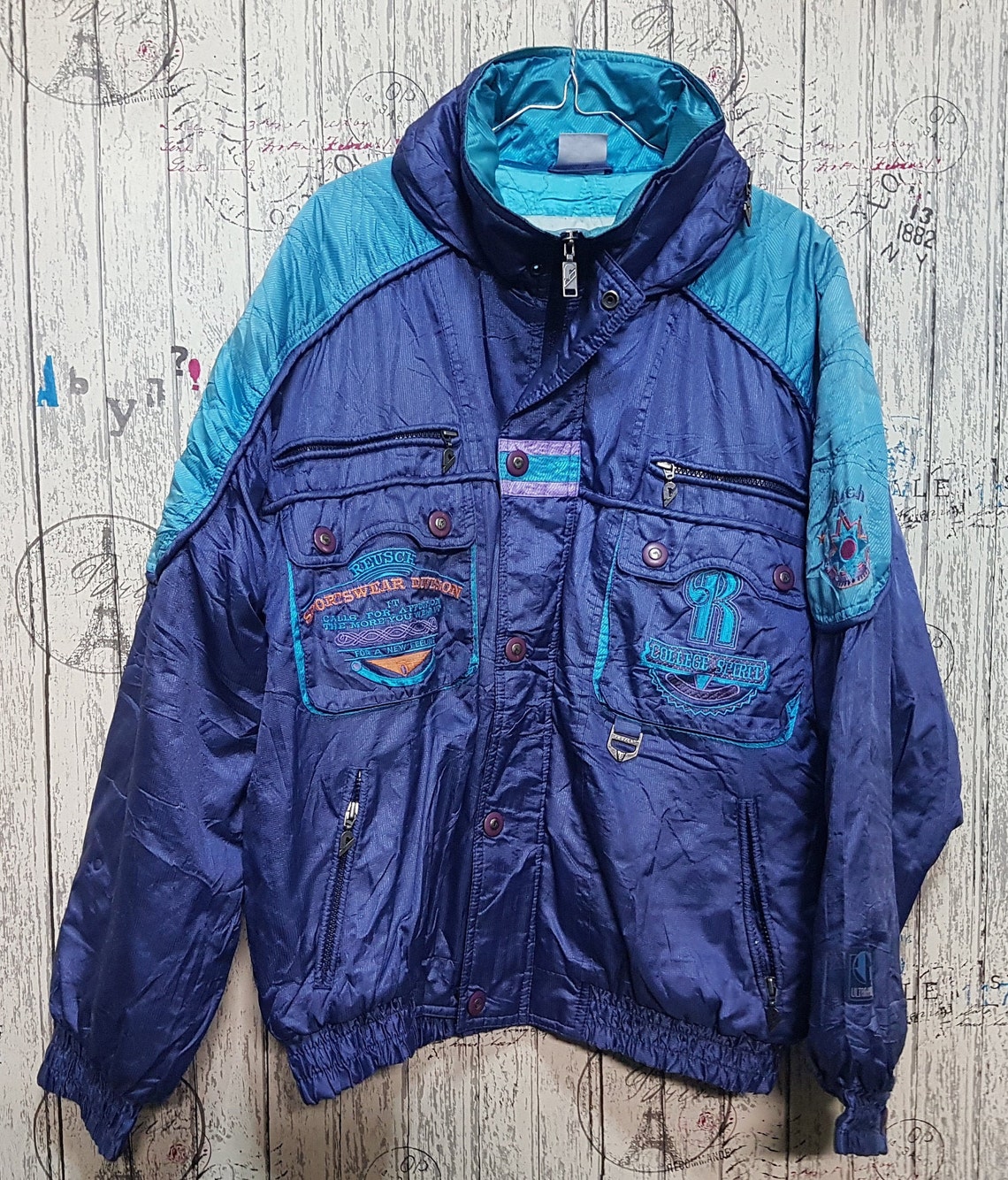 Retro Snow Reusch jacket Excellent Condition Ski Suit Jacket | Etsy