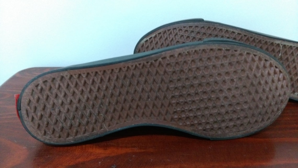 leather vans off the wall