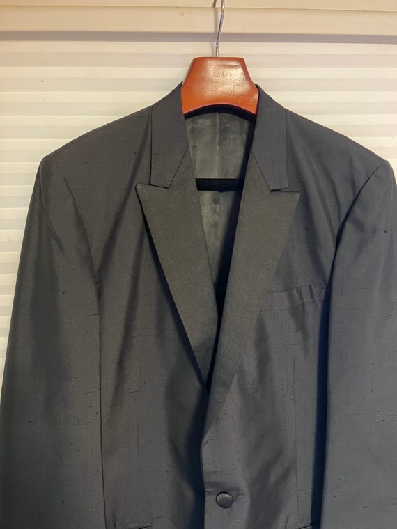 1960s Bespoke Silk Tuxedo/Dinner Jacket. 42L - Gem