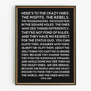 Think different apple poster - Etsy 日本 Think different apple poster - Etsy 日本