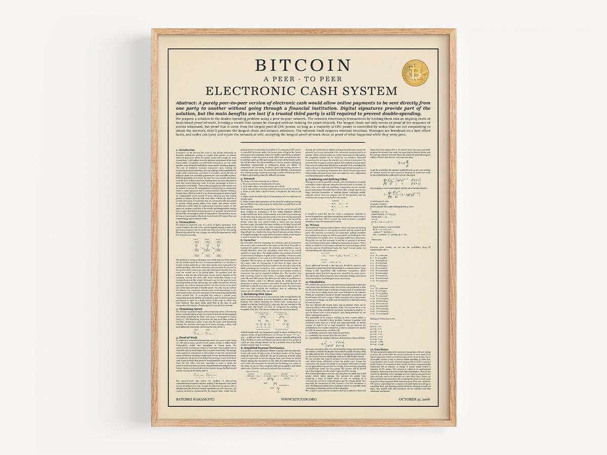 Bitcoin Whitepaper - Etsy Israel