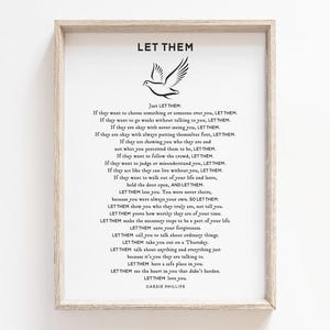 Let Them by Cassie Phillips - Etsy