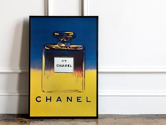 Andy Warhol - Chanel N5 Original Perfume Posters (Set of 4) for