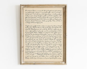 Pride & Prejudice Mr. Darcy's brief aan Elizabeth - Jane Austen afdrukbaar, digitaal downloaden, boek literaire kunst aan de muur, Sonnet Decor, liefdescadeau