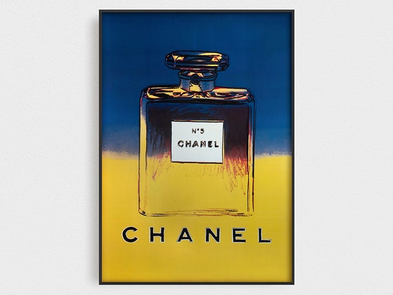 Andy Warhol Chanel No 5 Perfume Poster Printable Exhibition 