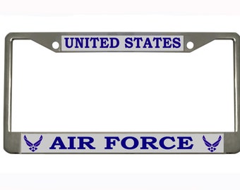 I/'D RATHER BE FISHING License Plate Frame Stainless Metal Tag Holder