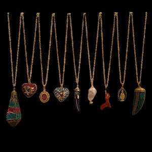 Vintage/Italian Pendants on Silver/Gold Chain Necklaces.