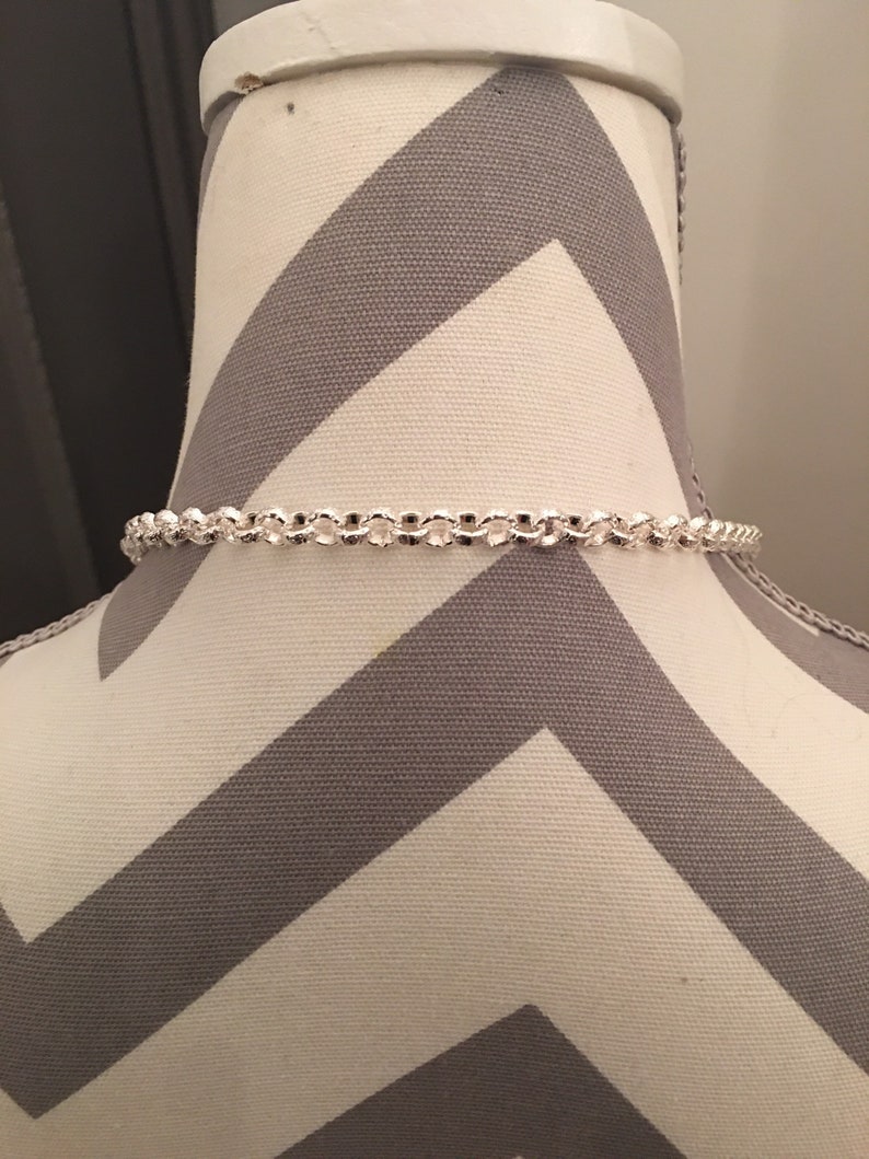 487 Thick Chain Silver /& Beaded Amazonite Necklace with VintageTuscan Chandelier Drop Crystals.