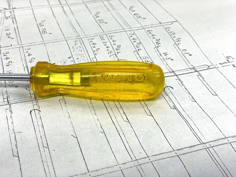 Screwdriver Lettering PROTO *USA* Flat Head Screwdriver - Etsy